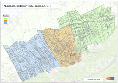4 Kadaster 1832 ABI secties A, B en I,